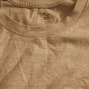 Open Trails Women's Beige Muscle Tee